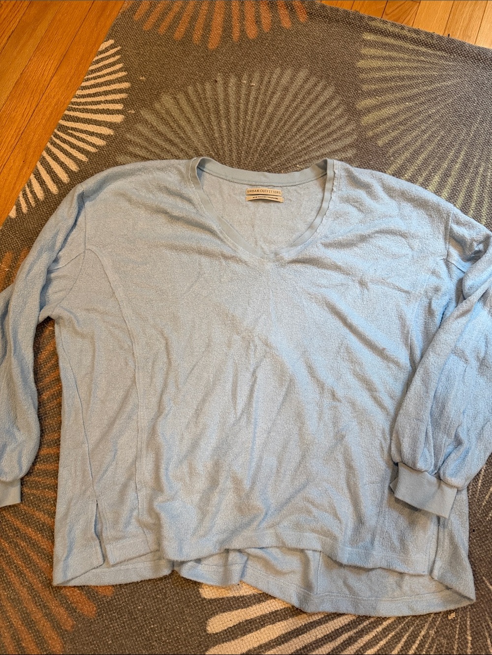 URBAN OUTFITTERS LILLU BABY BLUE TOP